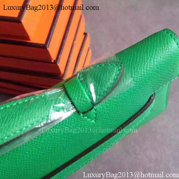 Hermes Kelly 31cm Clutch Epsom Leather KL31 Green Hermes Kelly 31cm Clutch Epsom Leather KL31 Green