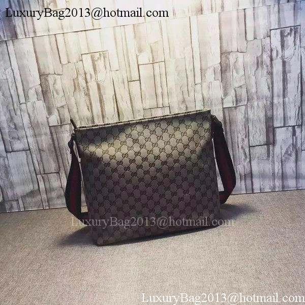 Gucci GG Canvas Medium Messenger Bags 189751 Brown Gucci GG Canvas Medium Messenger Bags 189751 Brown