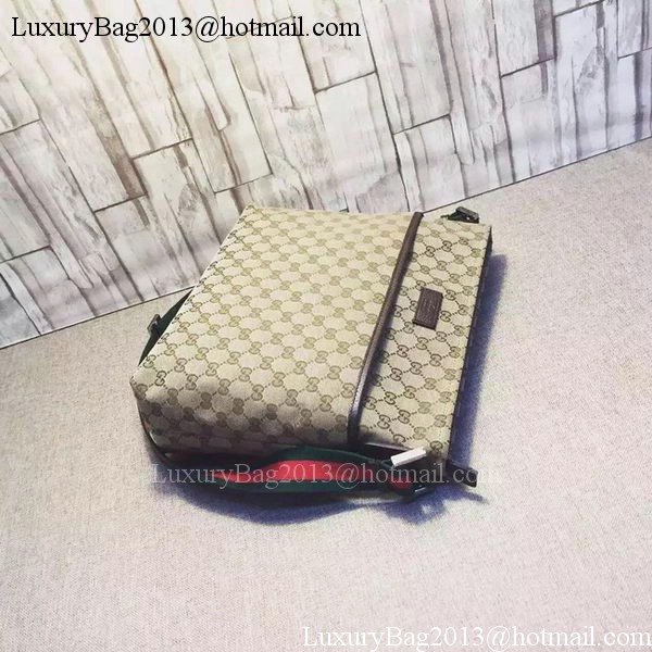Gucci GG Canvas Medium Messenger Bags 189751 Brown Gucci GG Canvas Medium Messenger Bags 189751 Brown