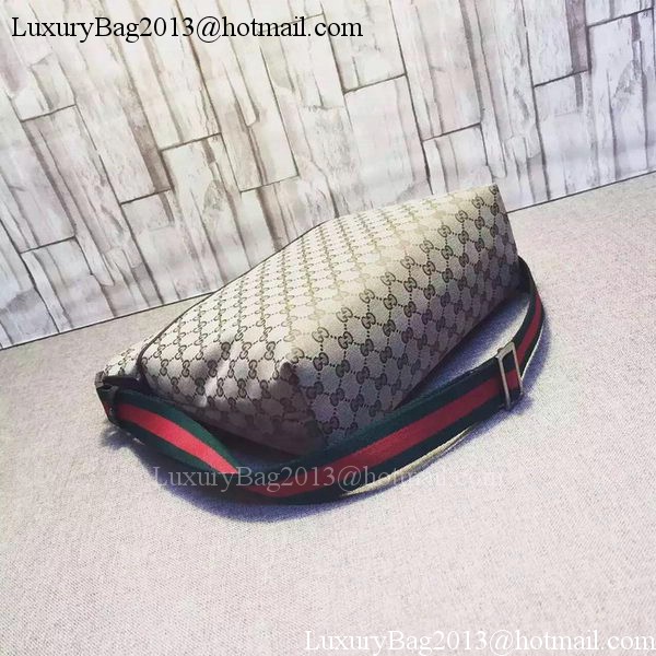 Gucci GG Canvas Medium Messenger Bags 189751 Brown Gucci GG Canvas Medium Messenger Bags 189751 Brown