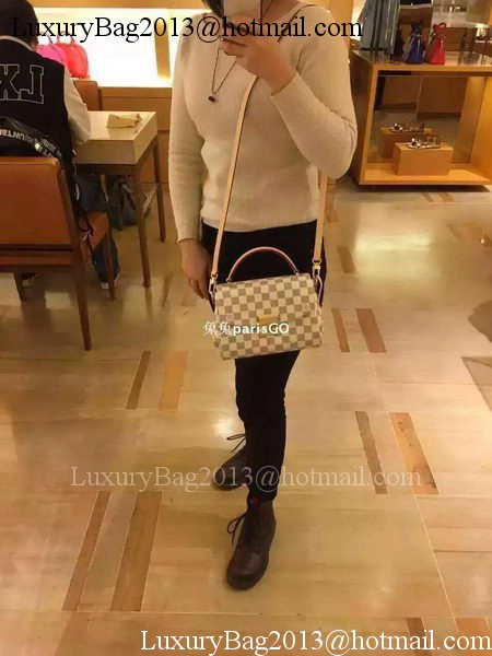 Louis Vuitton Damier Azur Canvas CROISETTE Bag N41581 Louis Vuitton Damier Azur Canvas CROISETTE Bag N41581
