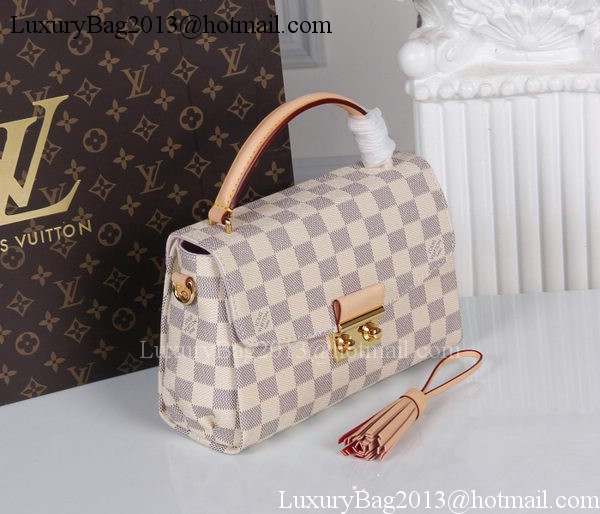 Louis Vuitton Damier Azur Canvas CROISETTE Bag N41581 Louis Vuitton Damier Azur Canvas CROISETTE Bag N41581