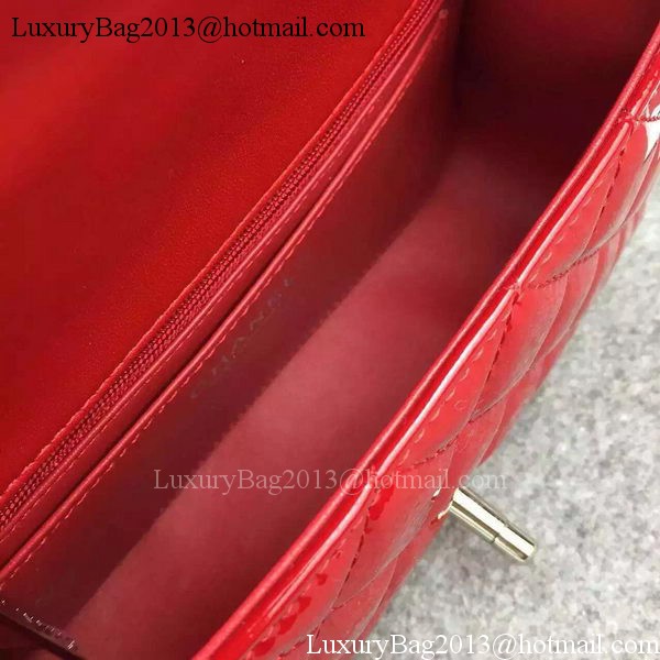 Chanel 2.55 Series Double Flap Bag Burgundy Original Patent Leather CF7024 Silver Chanel 2.55 Series Double Flap Bag Burgundy Original Patent Leather CF7024 Silver