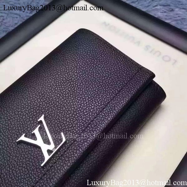 Louis Vuitton LOCKME II Wallet M62350 Black Louis Vuitton LOCKME II Wallet M62350 Black