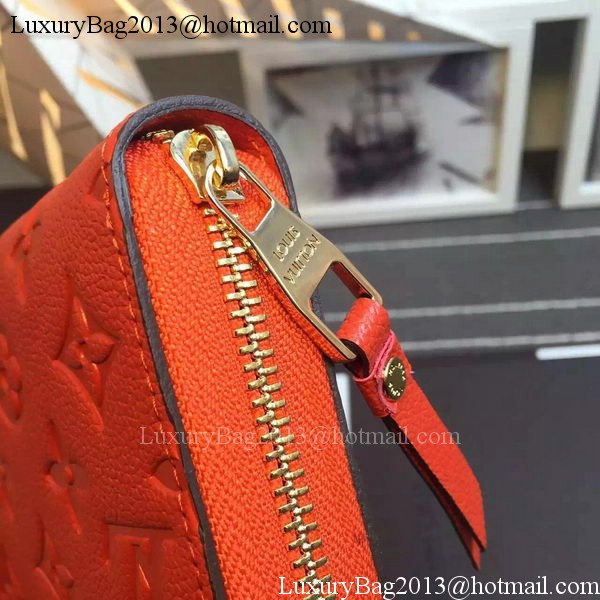 Louis Vuitton Monogram Empreinte Zippy Wallet X60017 Red Louis Vuitton Monogram Empreinte Zippy Wallet X60017 Red