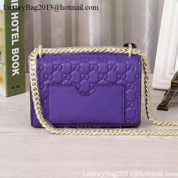 Gucci Padlock Gucci Signature Shoulder Bag 409487 Violet Gucci Padlock Gucci Signature Shoulder Bag 409487 Violet