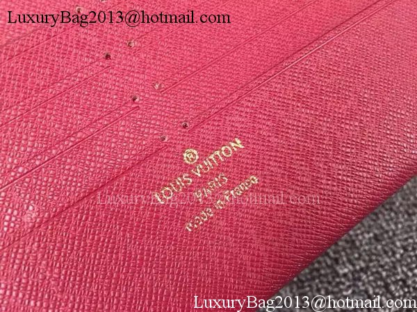 Louis Vuitton Monogram Canvas Felicie Chain Wallet M61276 Burgundy Louis Vuitton Monogram Canvas Felicie Chain Wallet M61276 Burgundy