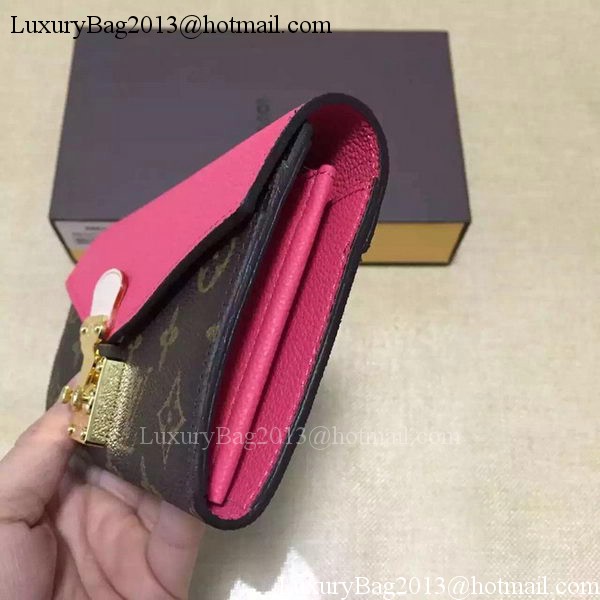 Louis Vuitton Monogram Canvas PALLAS WALLET M58413 Rose Louis Vuitton Monogram Canvas PALLAS WALLET M58413 Rose