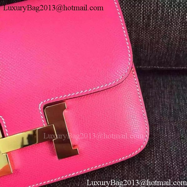 Hermes Constance Bag Calfskin Leather H9999 Rose Hermes Constance Bag Calfskin Leather H9999 Rose