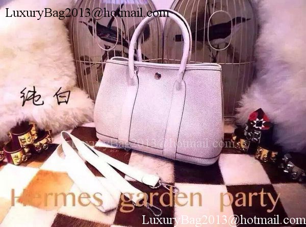 Hermes Garden Party 36cm Tote Bags Canvas HGP1927 White Hermes Garden Party 36cm Tote Bags Canvas HGP1927 White
