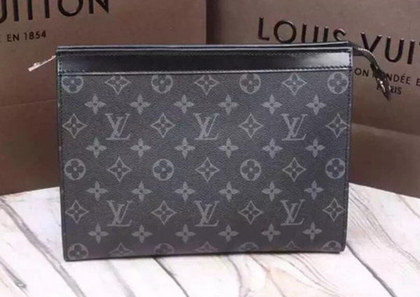 Louis Vuitton Monogram Eclipse Canvas POCHETTE VOYAGE MM M61692
