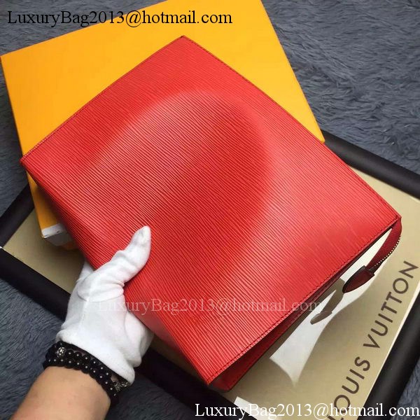 Louis Vuitton Epi Leather TOILETRY POUCH 26 M41367 Red Louis Vuitton Epi Leather TOILETRY POUCH 26 M41367 Red