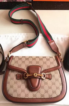 Gucci Lady Web GG Canvas Shoulder Bag 383848 Brown Gucci Lady Web GG Canvas Shoulder Bag 383848 Brown