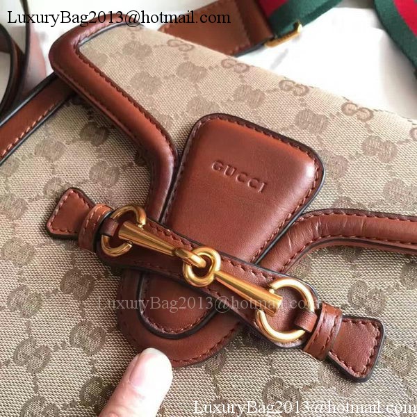 Gucci Lady Web GG Canvas Shoulder Bag 383848 Brown Gucci Lady Web GG Canvas Shoulder Bag 383848 Brown