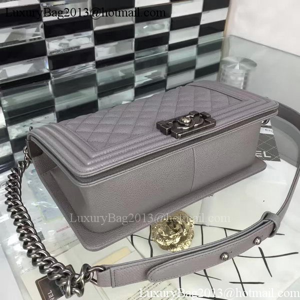 Boy Chanel Flap Shoulder Bag Cannage Pattern A67086 Grey Boy Chanel Flap Shoulder Bag Cannage Pattern A67086 Grey