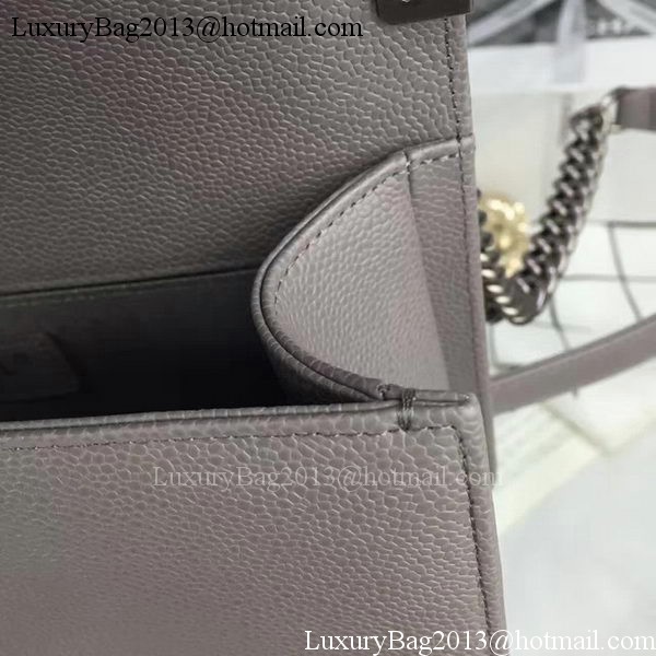 Boy Chanel Flap Shoulder Bag Cannage Pattern A67086 Grey Boy Chanel Flap Shoulder Bag Cannage Pattern A67086 Grey