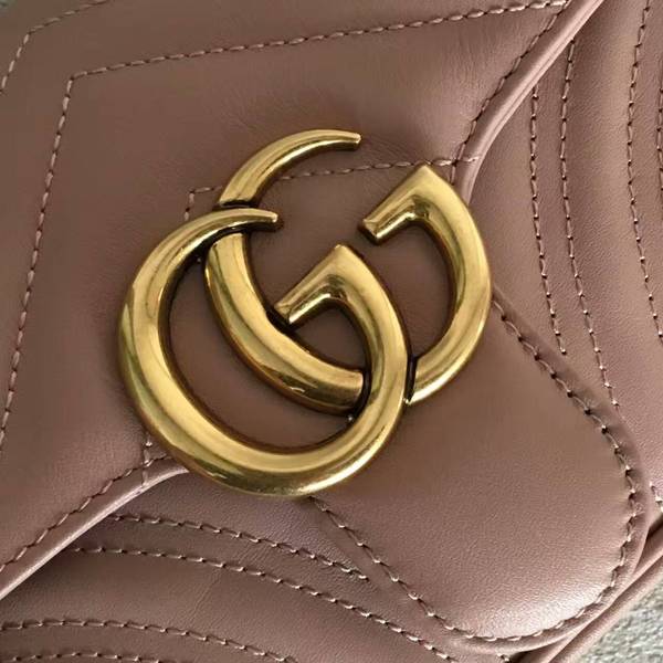 Gucci Now GG Marmont Mini Shoulder Bag 446744 Light Pink Gucci Now GG Marmont Mini Shoulder Bag 446744 Light Pink