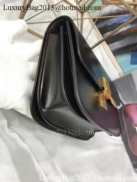 Celine Classic Box Flap Bag Smooth Leather C20447 Black Celine Classic Box Flap Bag Smooth Leather C20447 Black
