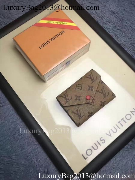 Louis Vuitton Victorine Wallet Monogram Canvas M62360 Red Louis Vuitton Victorine Wallet Monogram Canvas M62360 Red