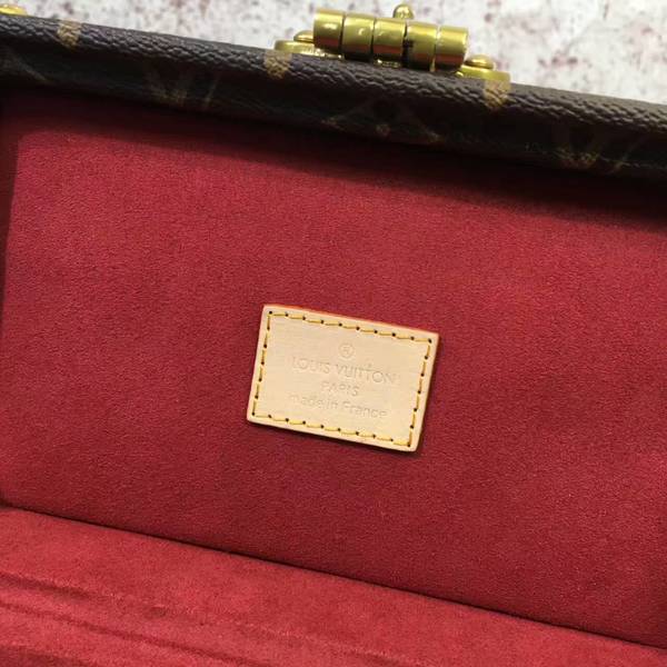Louis Vuitton Mini Monogram Canvas Treasure Box 40665 Marroon Louis Vuitton Mini Monogram Canvas Treasure Box 40665 Marroon