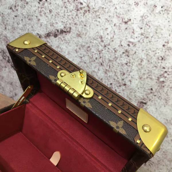 Louis Vuitton Mini Monogram Canvas Treasure Box 40665 Marroon Louis Vuitton Mini Monogram Canvas Treasure Box 40665 Marroon