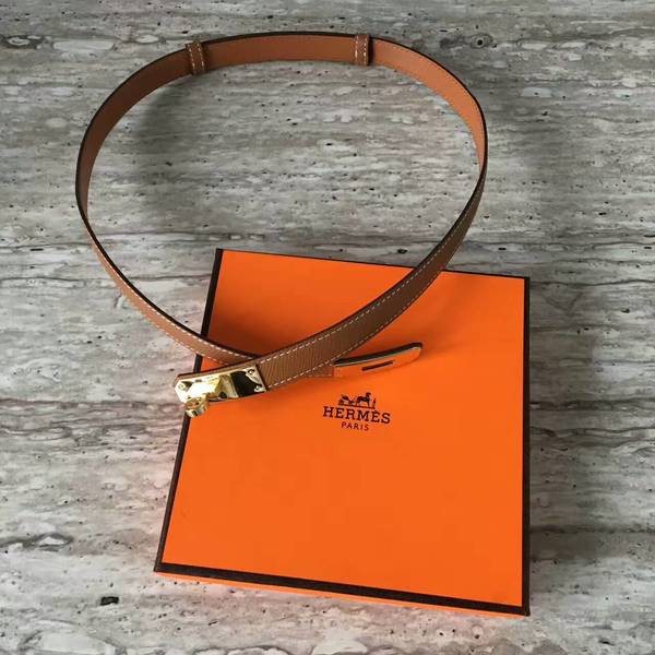 HERMES 1.7cm Original Leather Female Belt 17414a HERMES 1.7cm Original Leather Female Belt 17414a