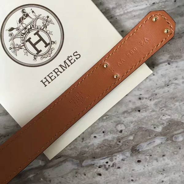 HERMES 1.7cm Original Leather Female Belt 17414a HERMES 1.7cm Original Leather Female Belt 17414a
