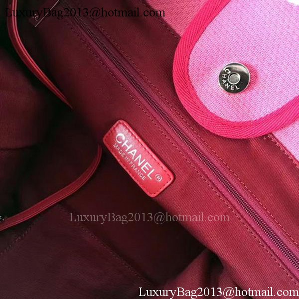 Chanel Large Canvas Tote Shopping Bag CHA1679 Red Chanel Large Canvas Tote Shopping Bag CHA1679 Red