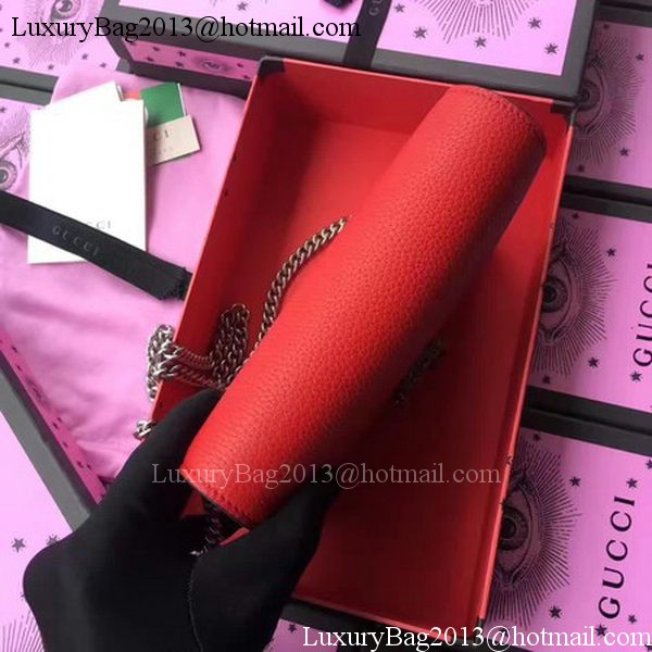Gucci Dionysus Leather mini Chain Bag 401231 Red Gucci Dionysus Leather mini Chain Bag 401231 Red