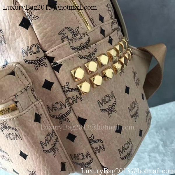 MCM Medium Top Studs Backpack MCM0039 OffWhite MCM Medium Top Studs Backpack MCM0039 OffWhite