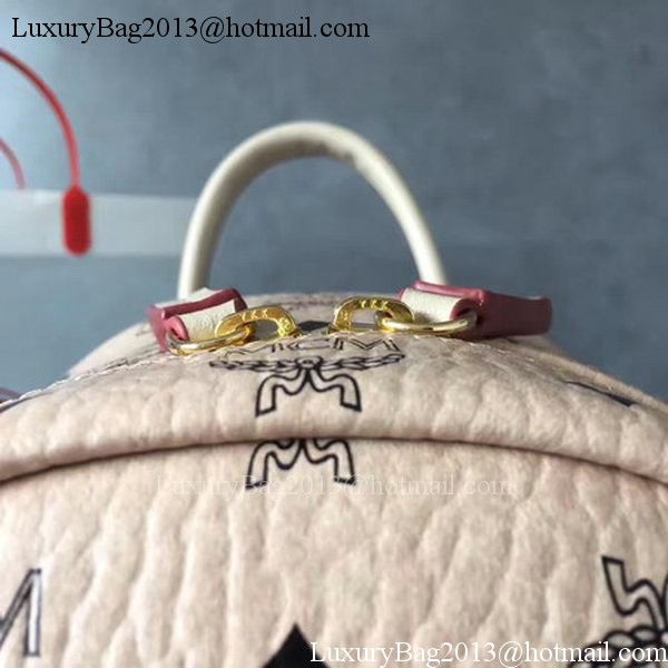 MCM Medium Top Studs Backpack MCM0039 OffWhite MCM Medium Top Studs Backpack MCM0039 OffWhite