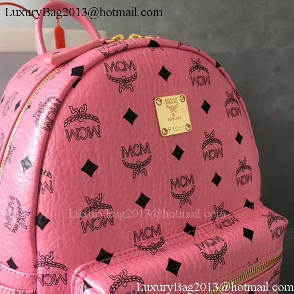 MCM Medium Top Studs Backpack MCM0039 Pink MCM Medium Top Studs Backpack MCM0039 Pink