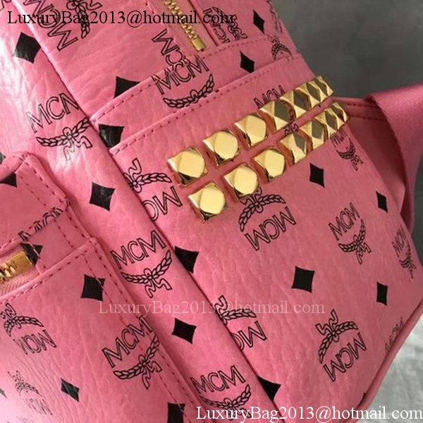 MCM Medium Top Studs Backpack MCM0039 Pink MCM Medium Top Studs Backpack MCM0039 Pink