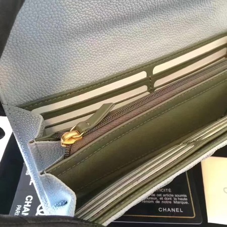 Chanel Boy Matelasse Long Wallet Cannage Pattern CHA5263 Grey Chanel Boy Matelasse Long Wallet Cannage Pattern CHA5263 Grey