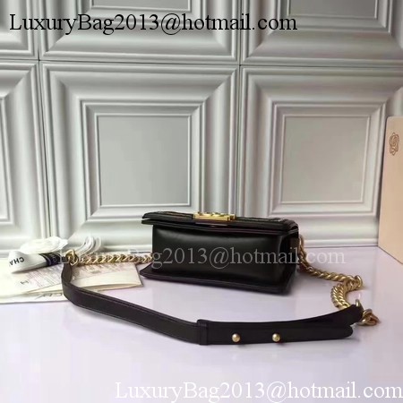 Boy Chanel Flap Shoulder Bag Sheepskin Leather A67085E Black Boy Chanel Flap Shoulder Bag Sheepskin Leather A67085E Black