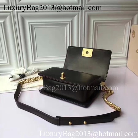 Boy Chanel Flap Shoulder Bag Sheepskin Leather A67085E Black Boy Chanel Flap Shoulder Bag Sheepskin Leather A67085E Black