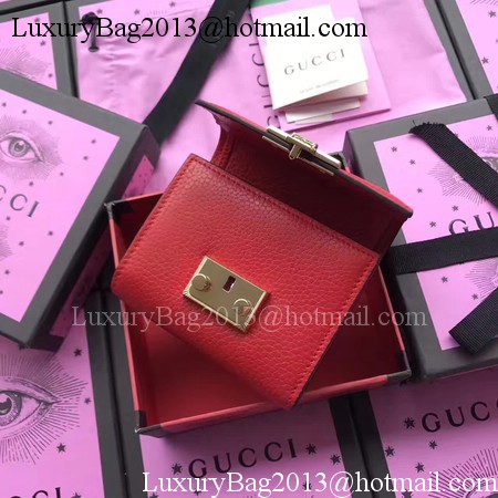 Gucci Calfskin Leather Padlock Wallet 453155 RED Gucci Calfskin Leather Padlock Wallet 453155 RED