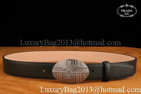 Prada Leather Belt PD0802 Black Prada Leather Belt PD0802 Black