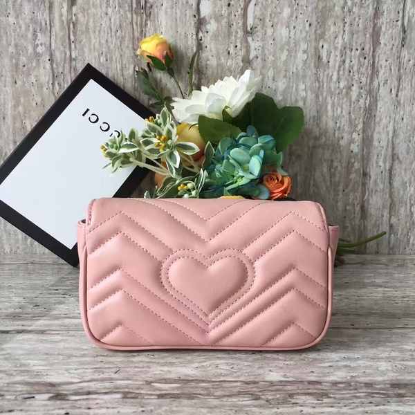 Gucci GG Marmont Velvet Nano Shoulder Bag 476433A Light Pink Gucci GG Marmont Velvet Nano Shoulder Bag 476433A Light Pink