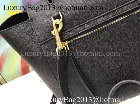 Celine Belt Bag Original Litchi Leather C3349 Black Celine Belt Bag Original Litchi Leather C3349 Black