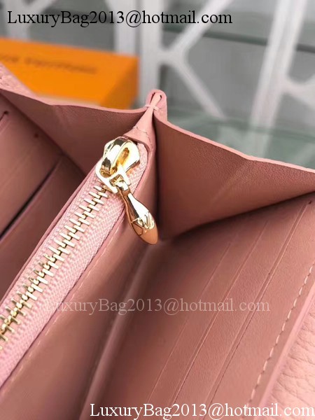 Louis Vuitton CRUISE 2017 CAPUCINES WALLET M64551 Pink Louis Vuitton CRUISE 2017 CAPUCINES WALLET M64551 Pink