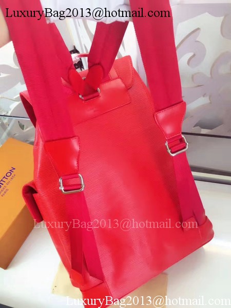 Louis Vuitton Epi Leather CHRISTOPHER PM M50159 Red Louis Vuitton Epi Leather CHRISTOPHER PM M50159 Red