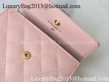 Chanel Matelasse Bi-Fold Wallet Pink Cannage Patterns A48980 Gold Chanel Matelasse Bi-Fold Wallet Pink Cannage Patterns A48980 Gold