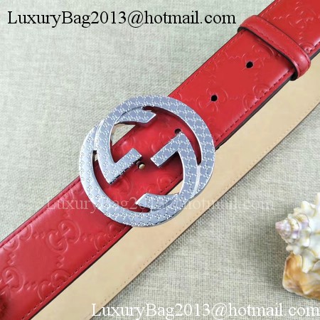 Gucci 38mm Leather Belt GG57099 Red Gucci 38mm Leather Belt GG57099 Red