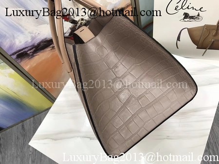 Celine Luggage Phantom Tote Bag Croco Leather CT3372 Apricot Celine Luggage Phantom Tote Bag Croco Leather CT3372 Apricot