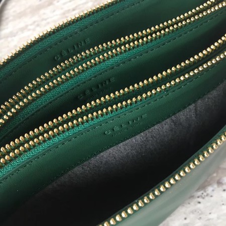 Celine Trio Crossbody Messenger Bag C55421 Green Celine Trio Crossbody Messenger Bag C55421 Green