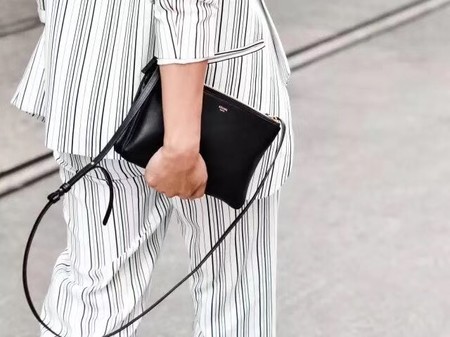 Celine mini Trio Crossbody Messenger Bag C55420 Black Celine mini Trio Crossbody Messenger Bag C55420 Black