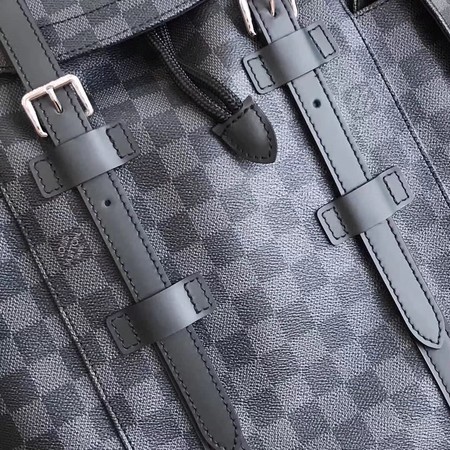 Louis Vuitton Damier Graphite Canvas CHRISTOPHER PM N41379 Louis Vuitton Damier Graphite Canvas CHRISTOPHER PM N41379