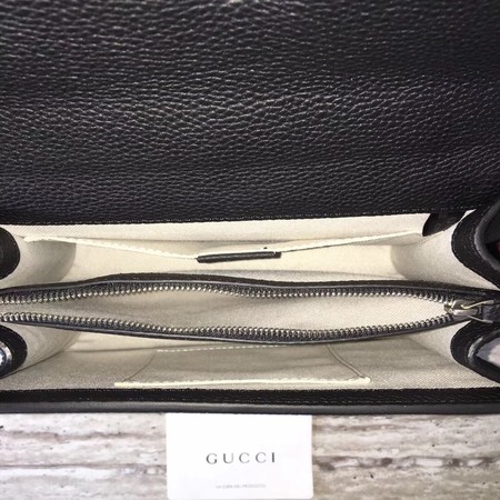 Gucci Dionysus Leather Top Handle Bag 448075 Black Gucci Dionysus Leather Top Handle Bag 448075 Black