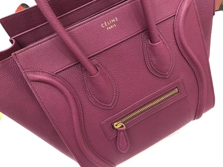Celine Luggage Micro Tote Bag Original Leather CLY33081M Purple Celine Luggage Micro Tote Bag Original Leather CLY33081M Purple